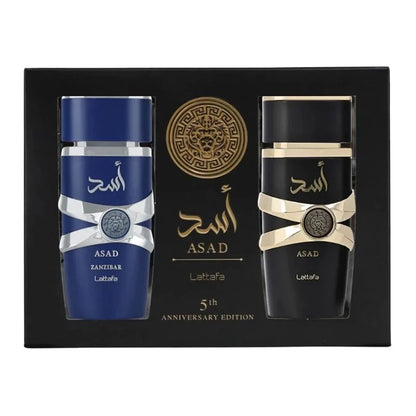 Lattafa Set Asad Men + Asad Zanzibar