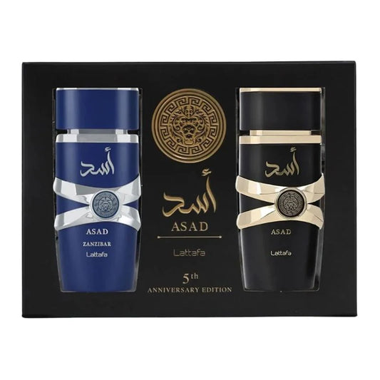 Lattafa Set Asad Men + Asad Zanzibar