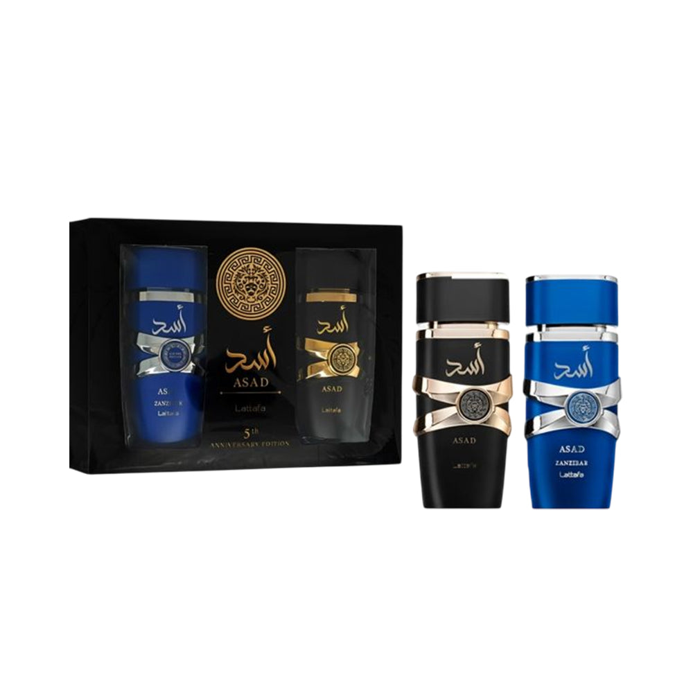 Lattafa Set Asad Men + Asad Zanzibar